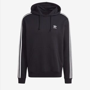 NWTS XS MENS adidas Originals 3 Stripe Fleece Hoodie